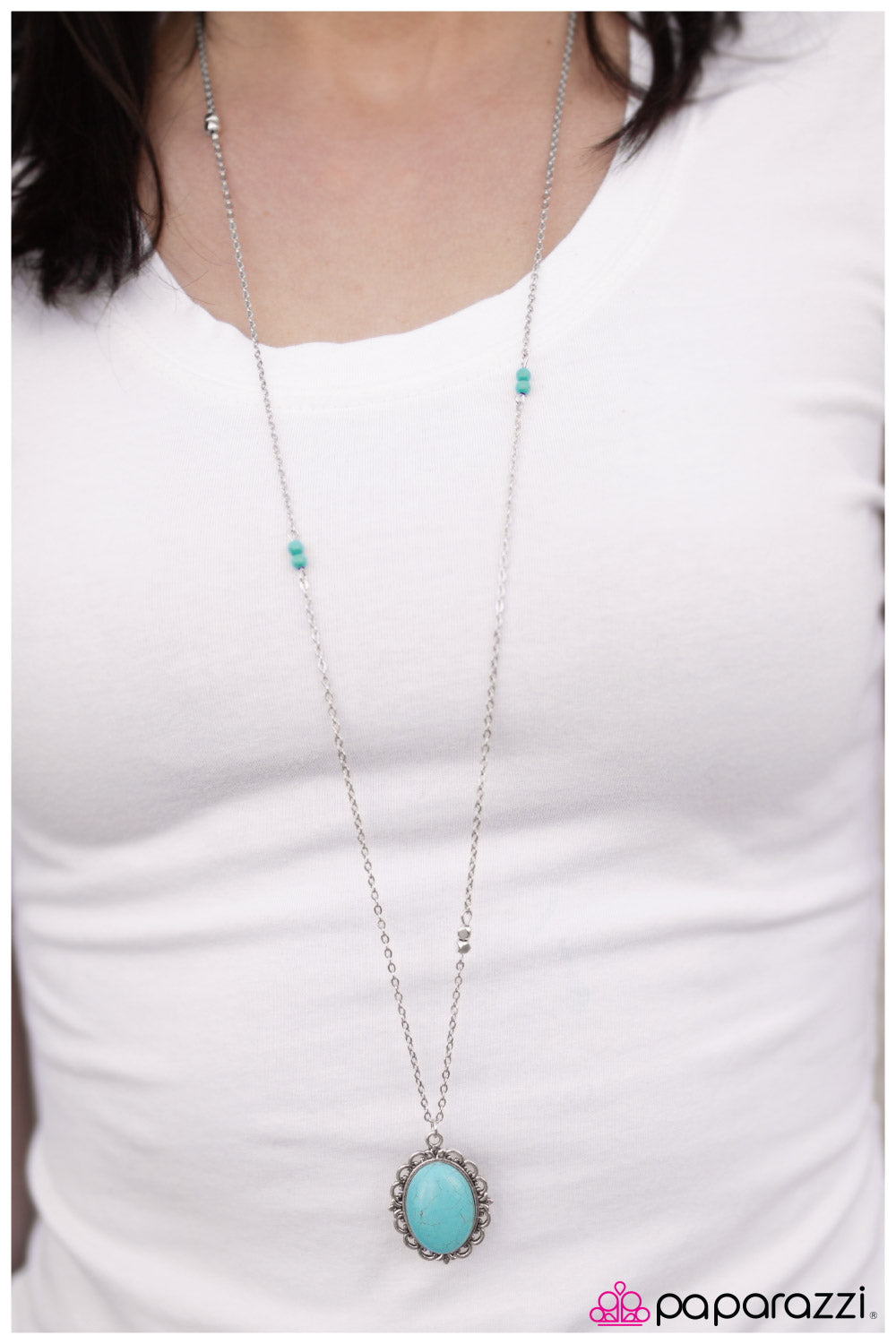 Queen of the Stone Age - blue - Paparazzi necklace