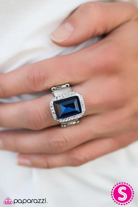 Queens Court - Blue - Paparazzi ring