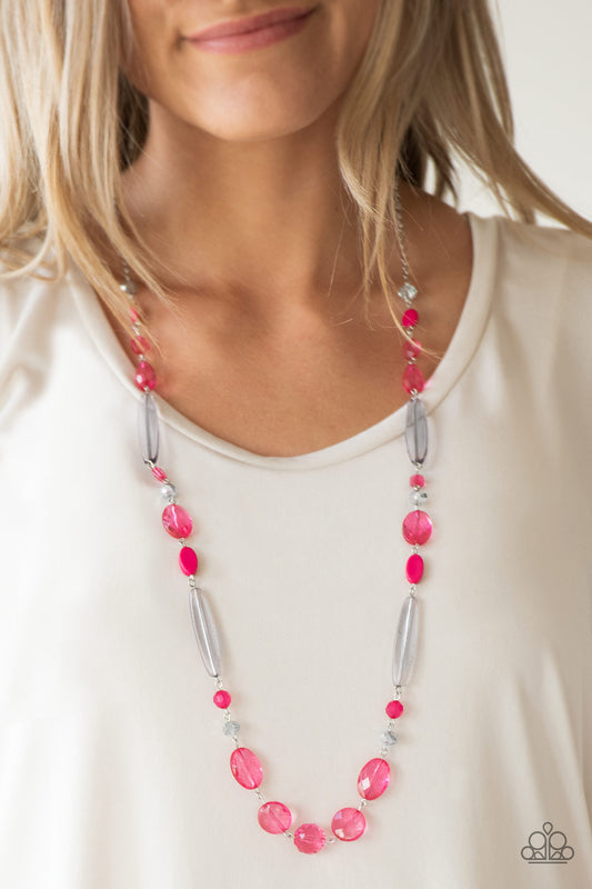 Quite Quintessence - pink - Paparazzi necklace