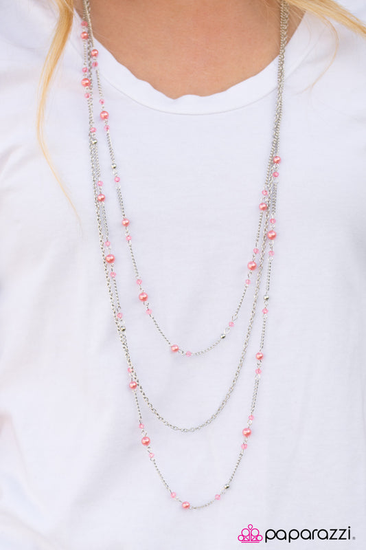 Quite Summer-esque - Orange - Paparazzi necklace