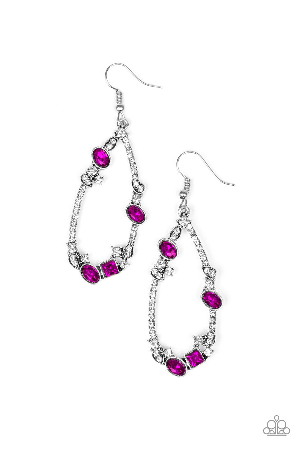 Quite the Collection - pink - Paparazzi earrings