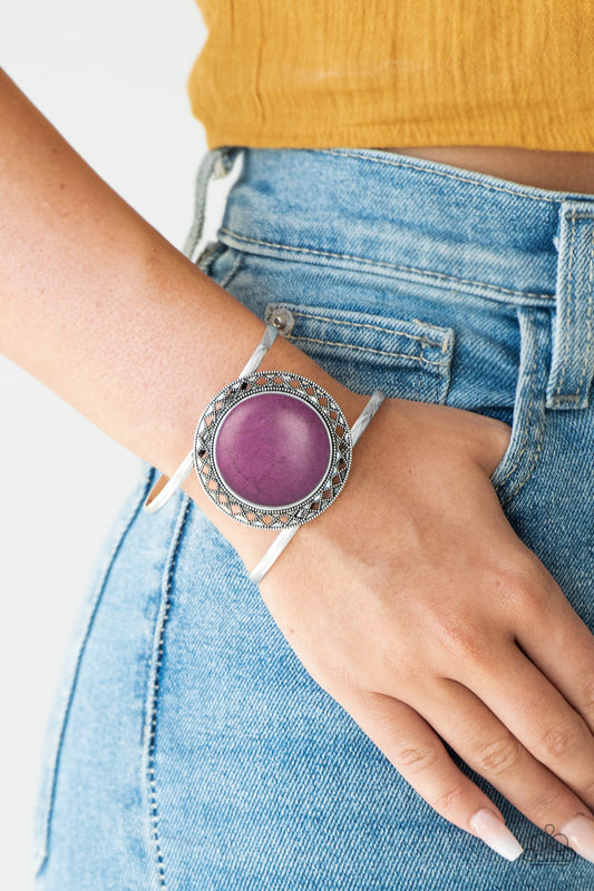 RODEO Rage - purple - Paparazzi bracelet