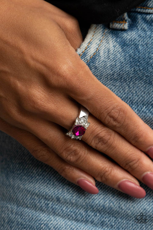 ROYAL Till The End - pink - Paparazzi ring
