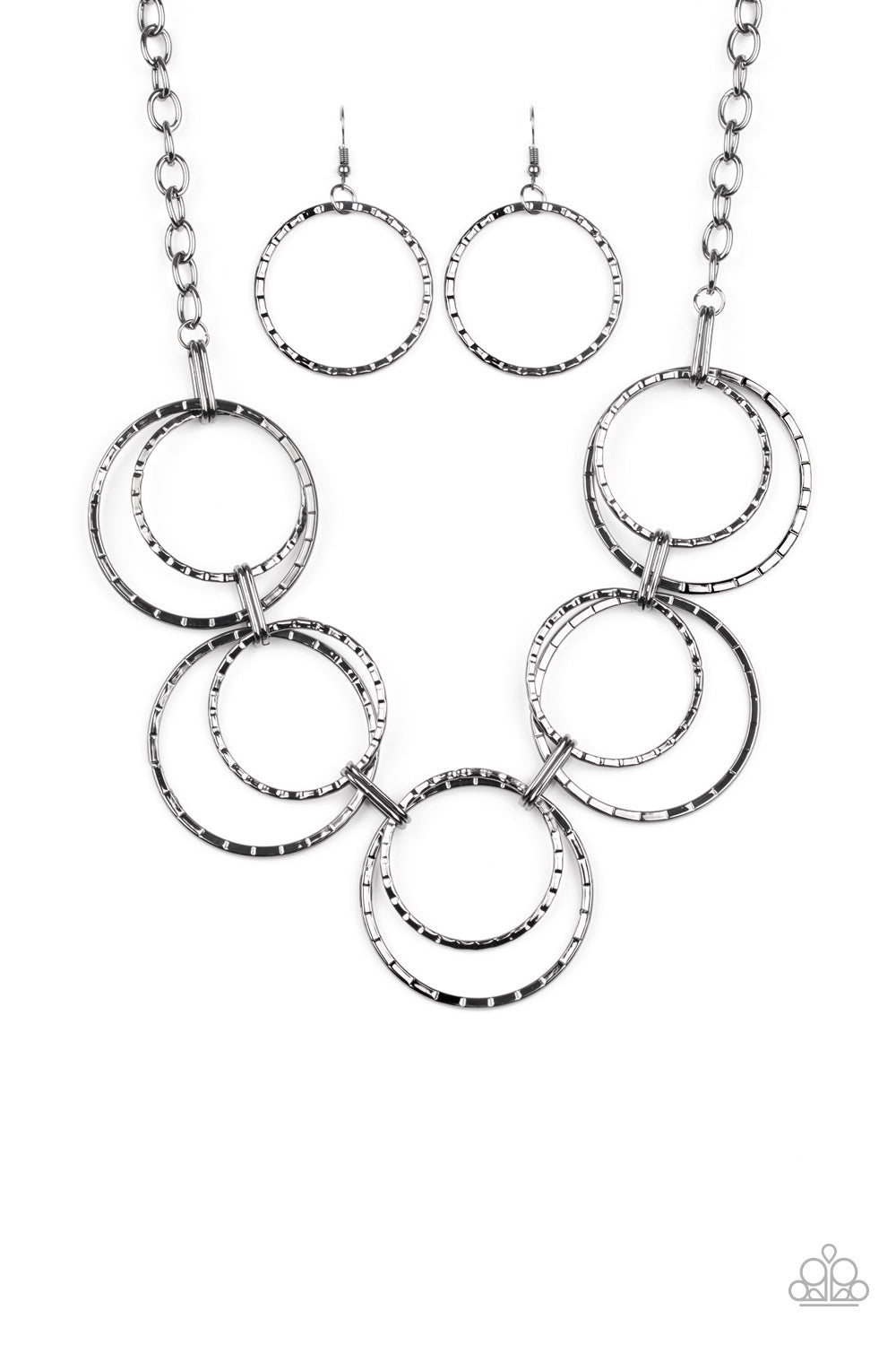 Radiant Revolution - black - Paparazzi necklace