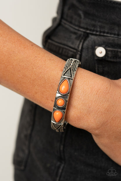 Radiant Ruins - orange - Paparazzi bracelet