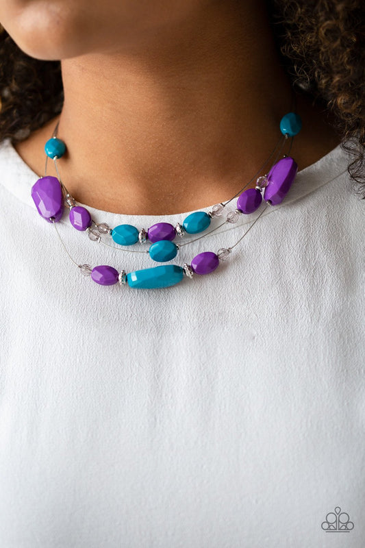 Radiant Reflections-multi-Paparazzi necklace