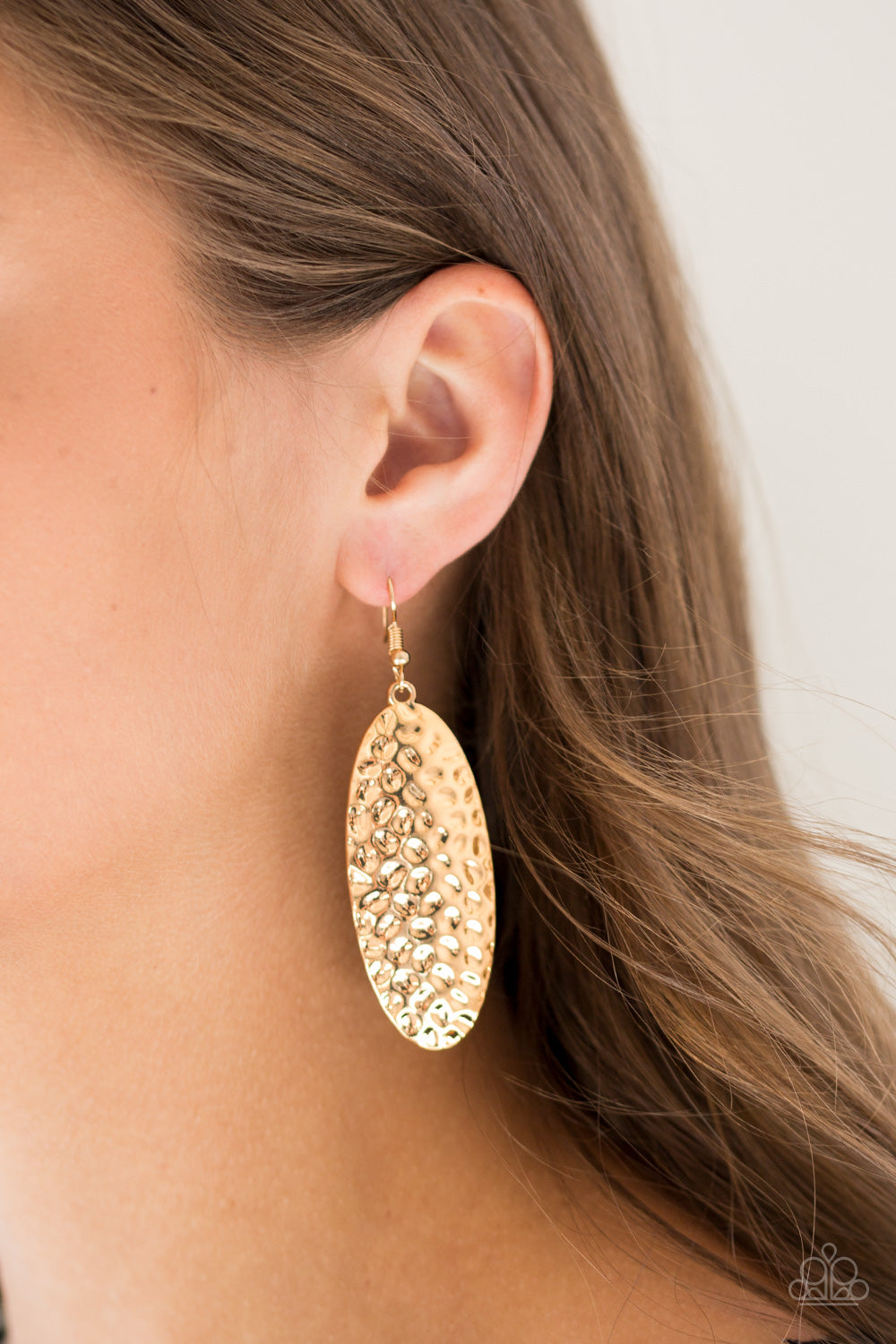 Radiantly Radiant - gold - Paparazzi earrings