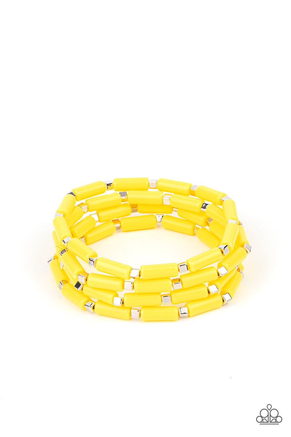 Radiantly Retro - yellow - Paparazzi bracelet