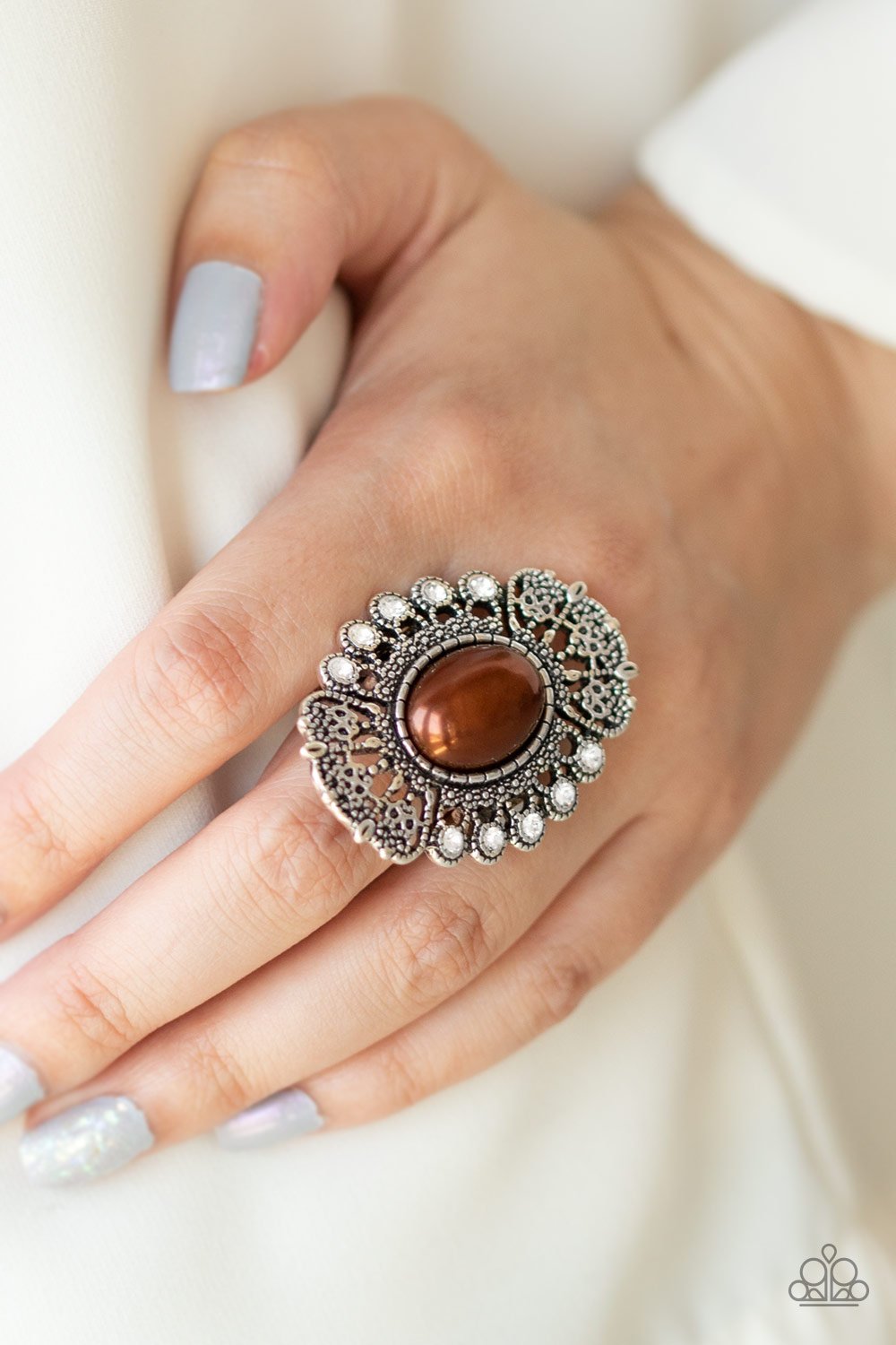 Radiantly Regal-brown-Paparazzi ring