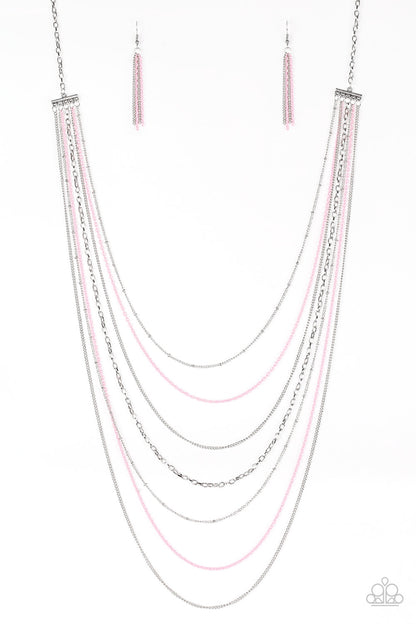 Radical Rainbows - pink - Paparazzi necklace
