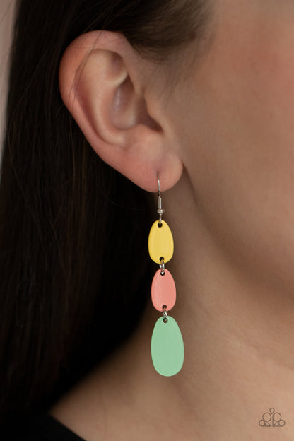 Rainbow Drops - multi - Paparazzi earrings