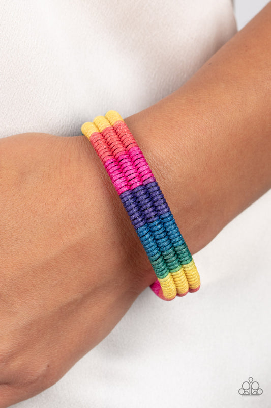 Rainbow Renegade - multi - Paparazzi bracelet