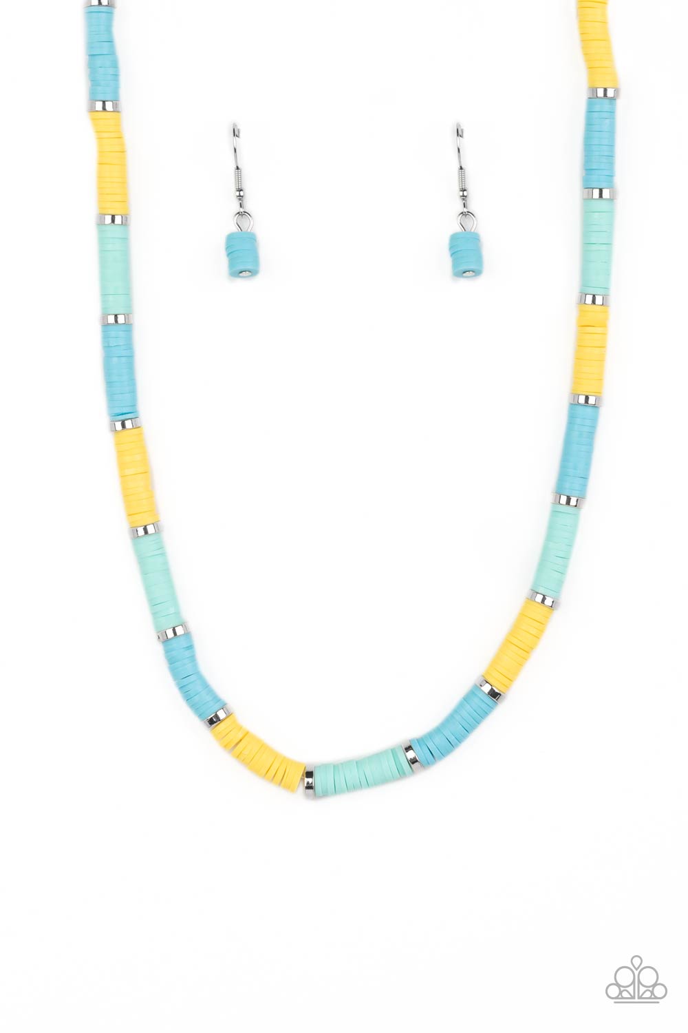 Rainbow Road - blue - Paparazzi necklace