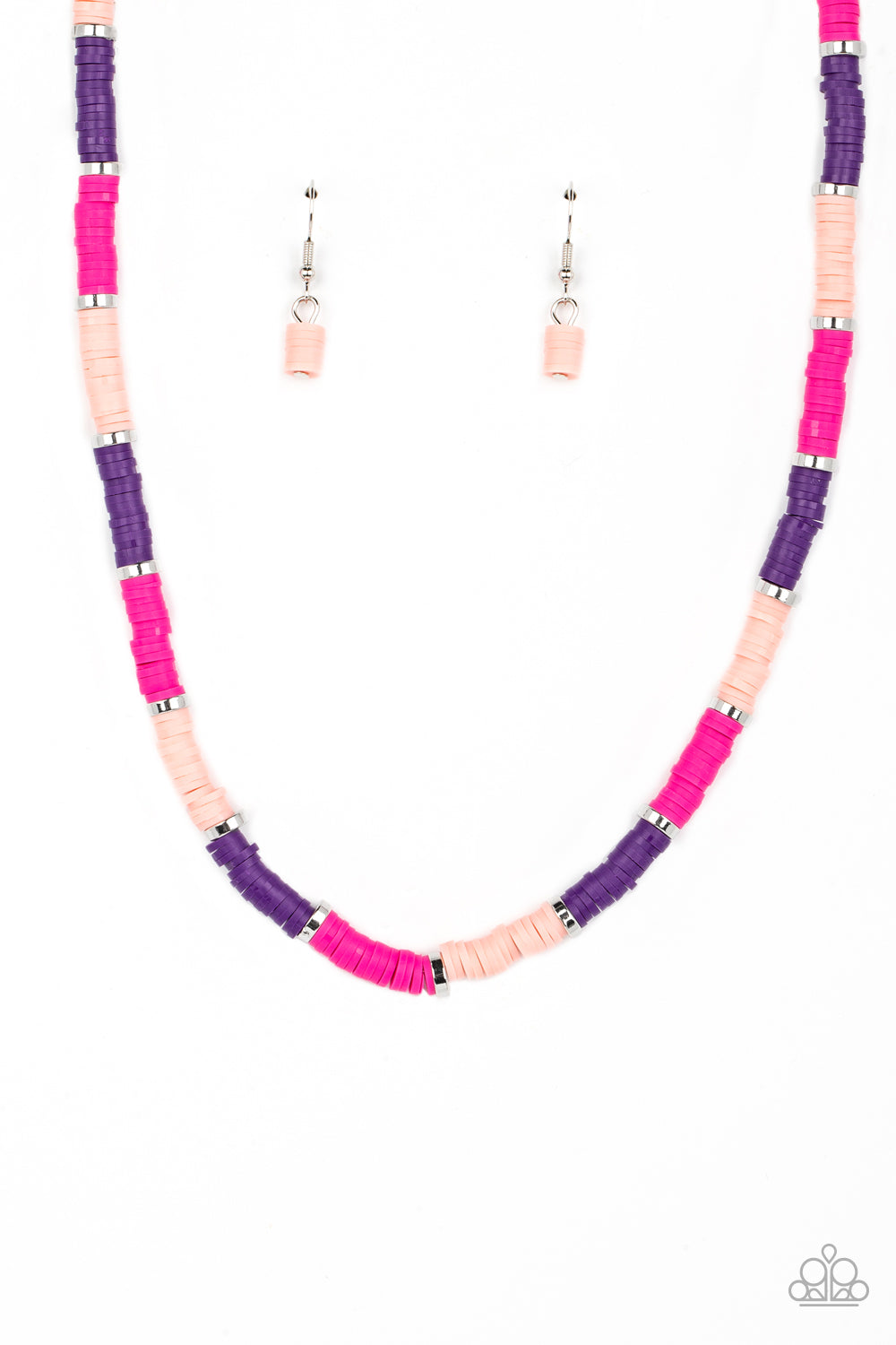 Rainbow Road - pink - Paparazzi necklace