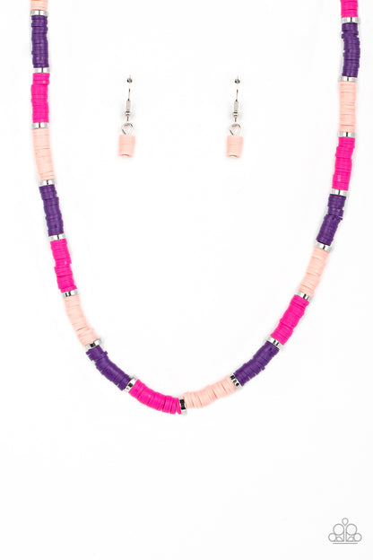 Rainbow Road - pink - Paparazzi necklace