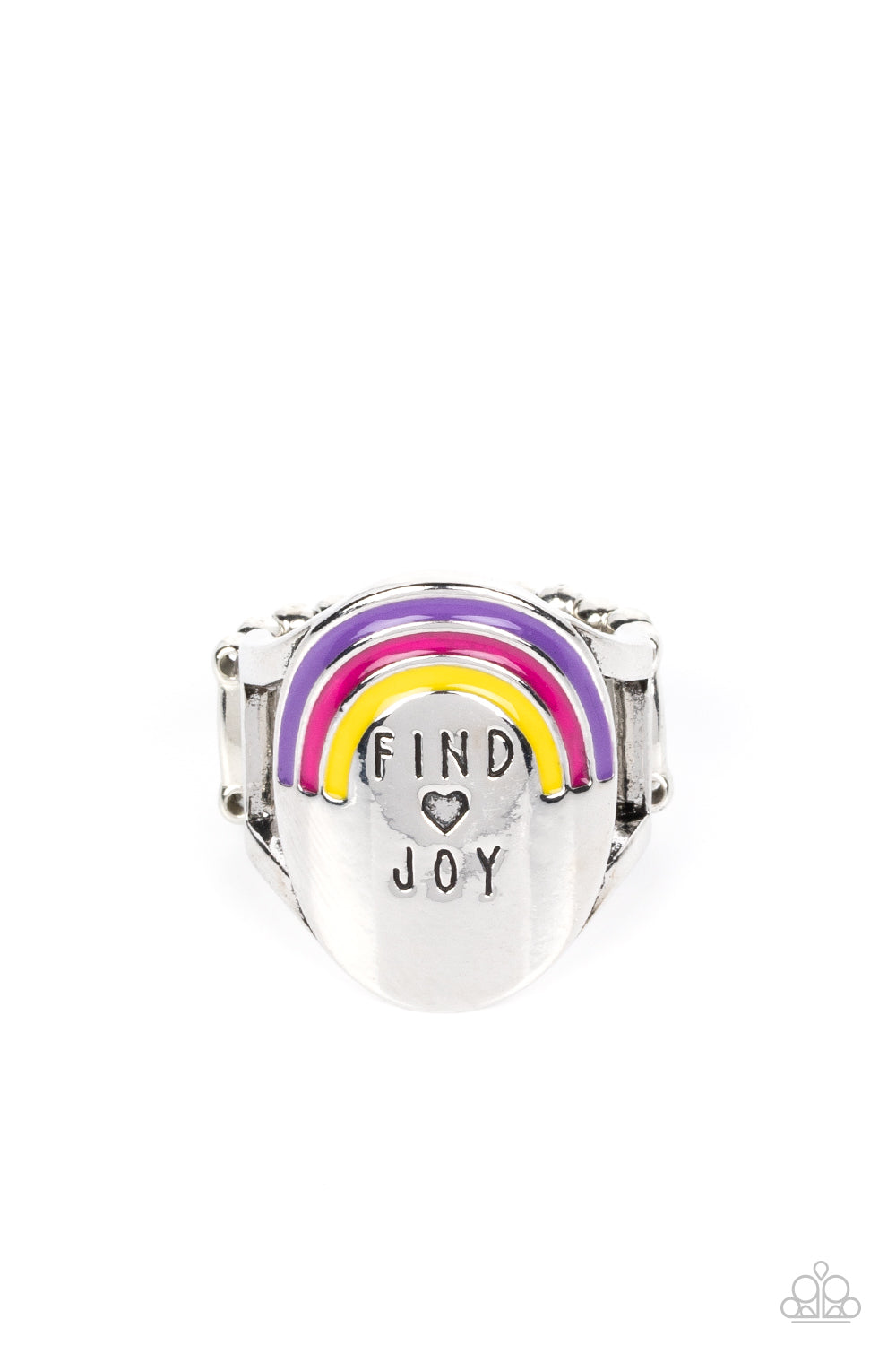 Rainbow of Joy - multi - Paparazzi ring
