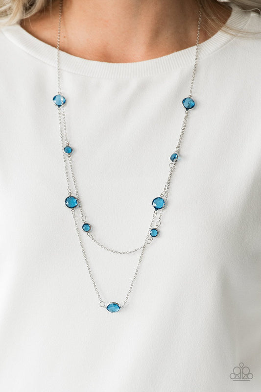 Raise Your Glass-blue-Paparazzi necklace
