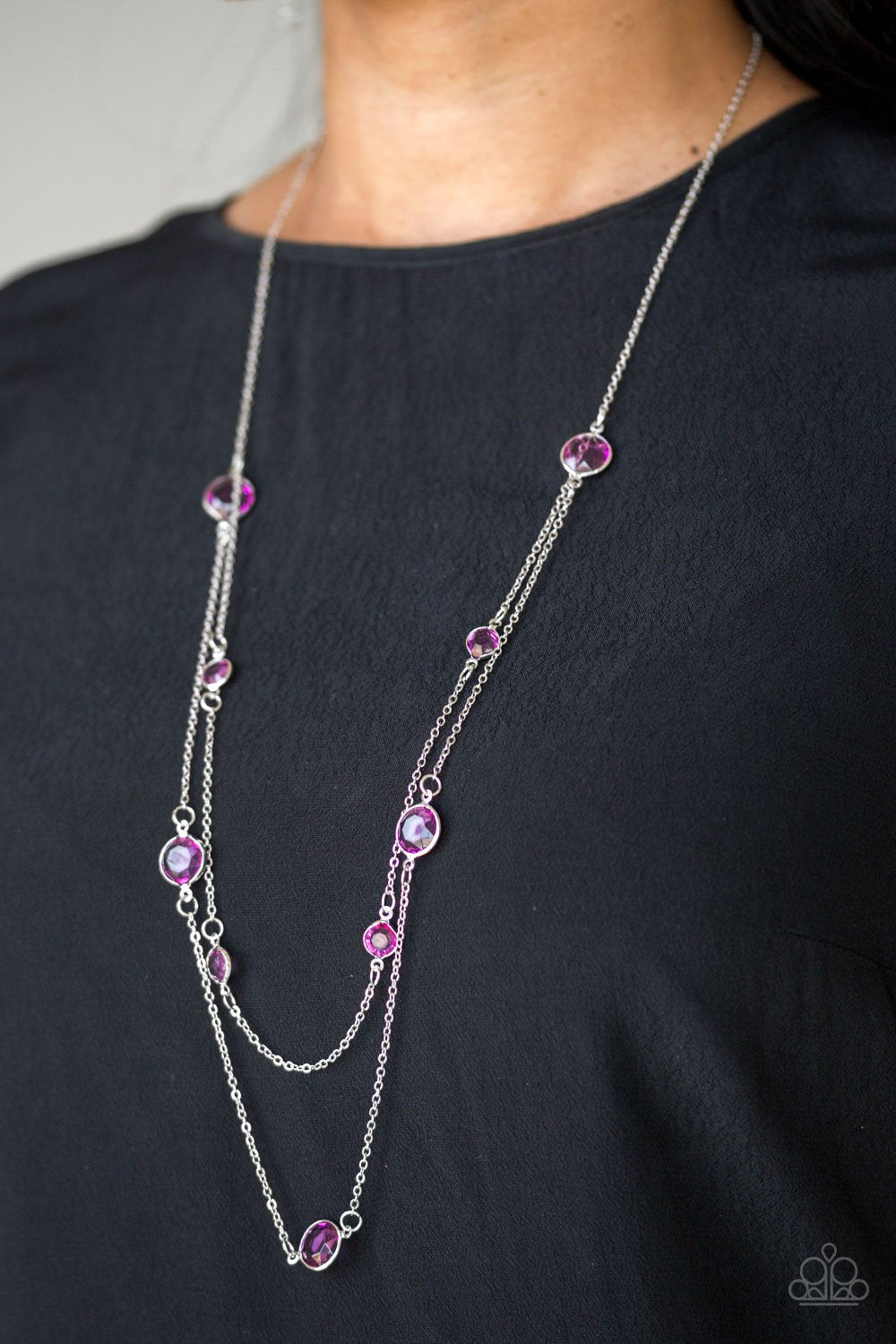 Raise Your Glass - purple - necklace