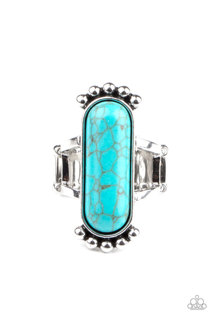 Ranch Relic - blue - Paparazzi ring