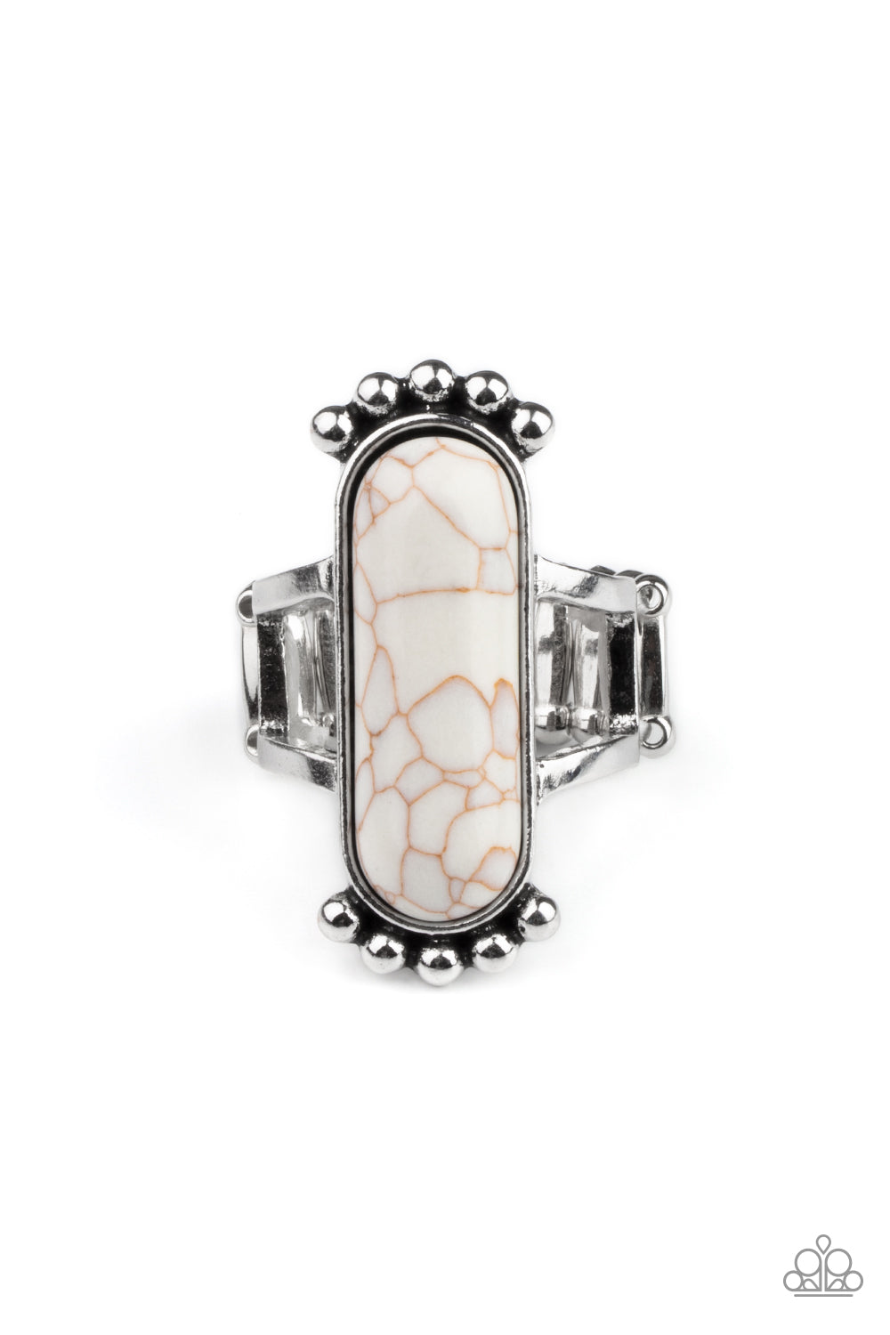 Ranch Relic - white - Paparazzi ring