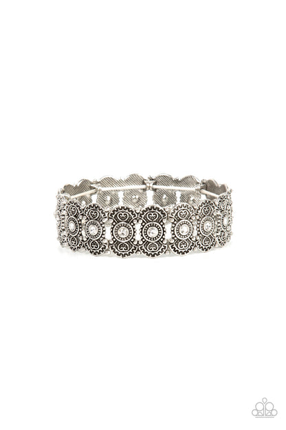 Rapturous Romance - white - Paparazzi bracelet