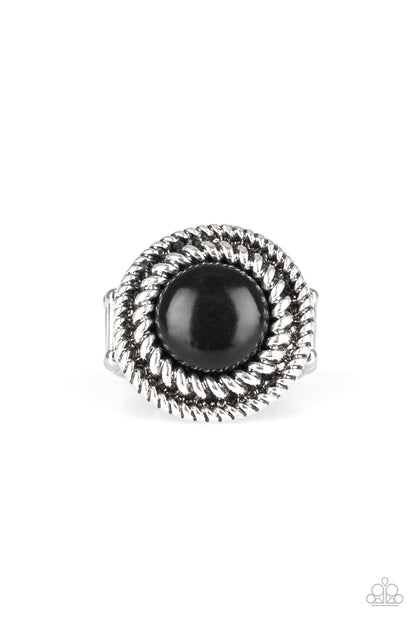 Rare Minerals - black - Paparazzi ring