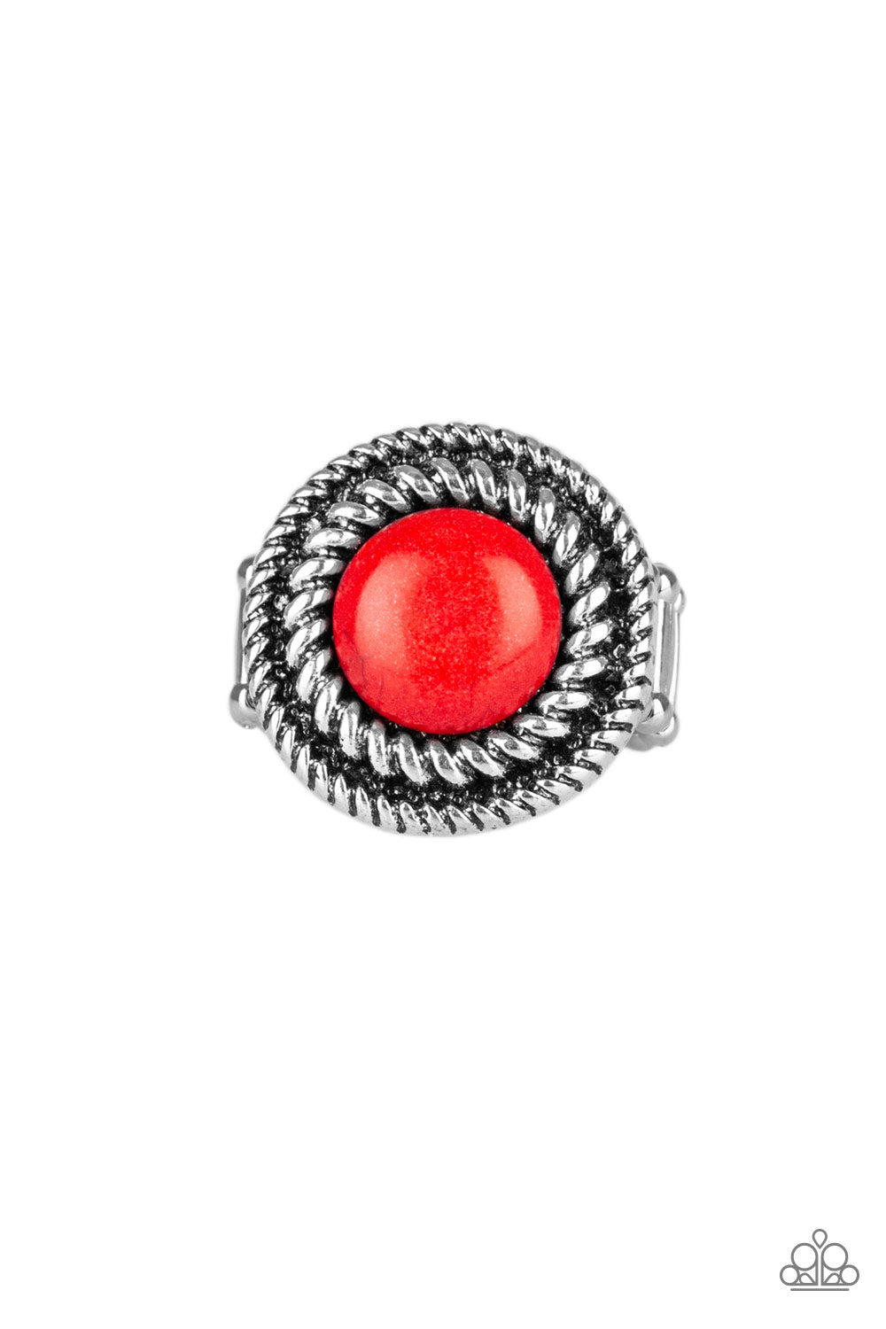 Rare Minerals - red - Paparazzi ring