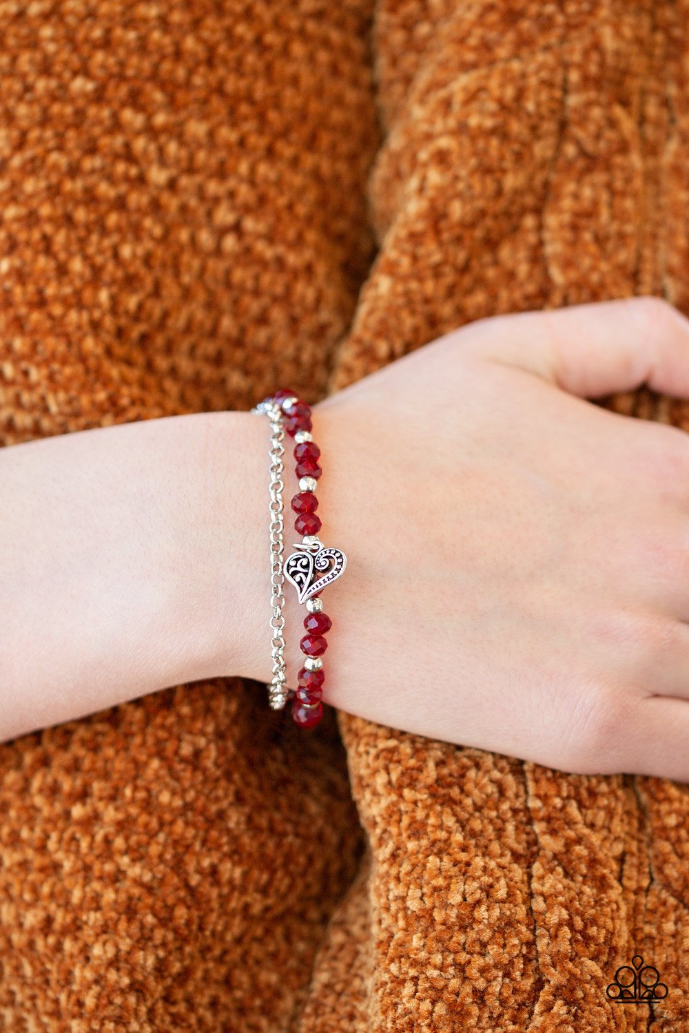 Rare Romance-red-Paparazzi bracelet