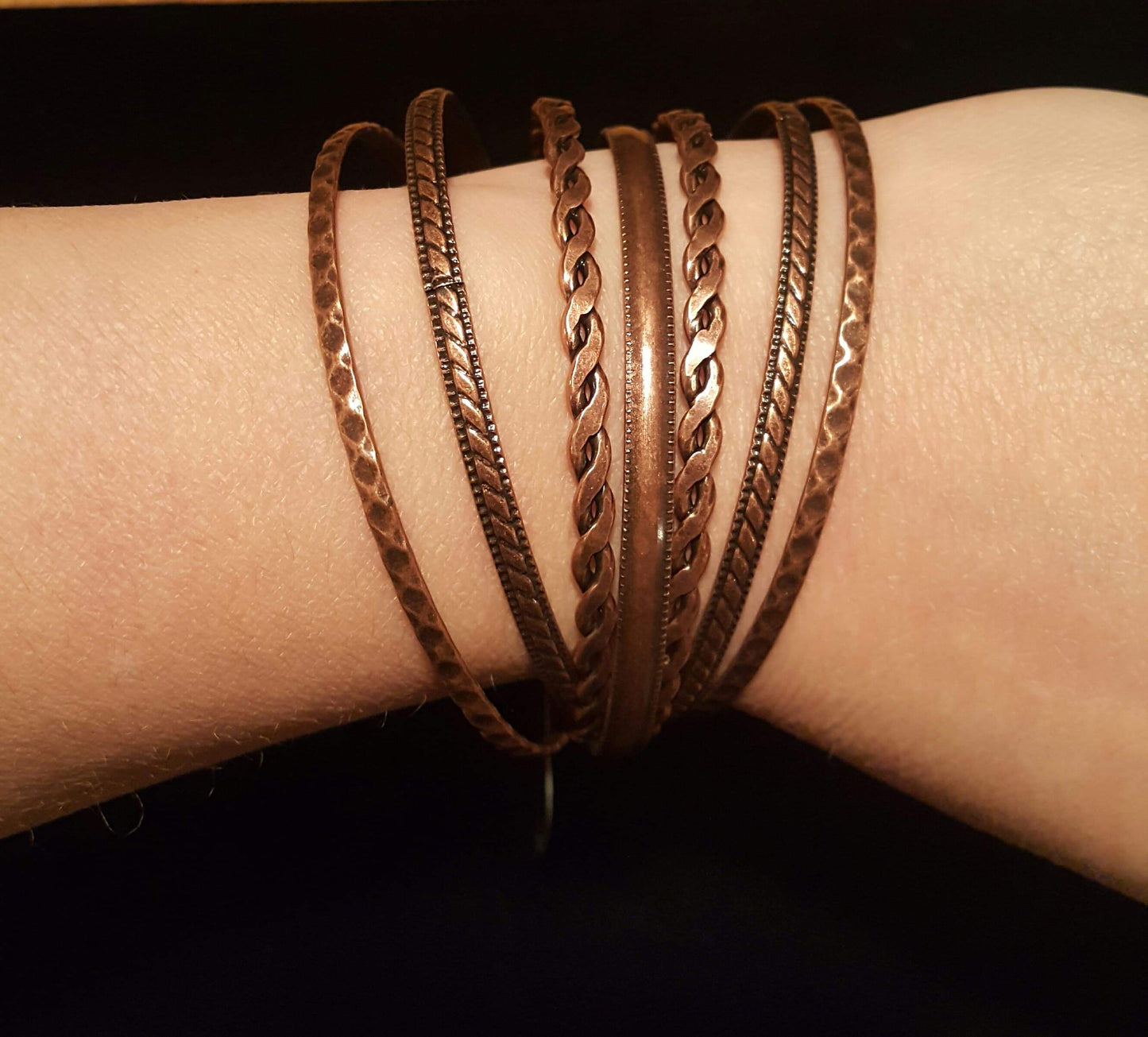 Rattle and Roll - copper - Paparazzi bracelet
