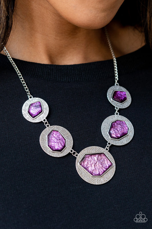 Raw Charisma - purple - Paparazzi necklace
