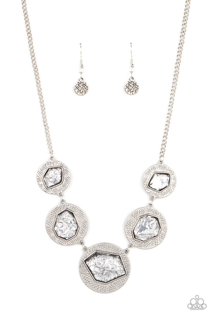 Raw Charisma - silver - Paparazzi necklace