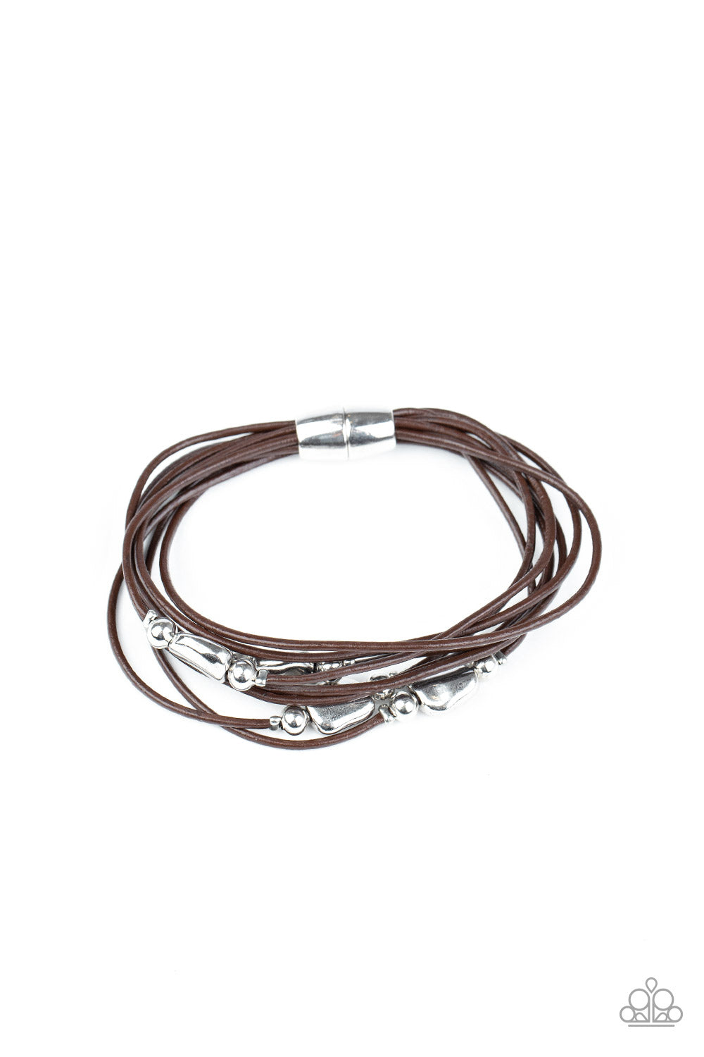 Raw Edge - brown - Paparazzi bracelet
