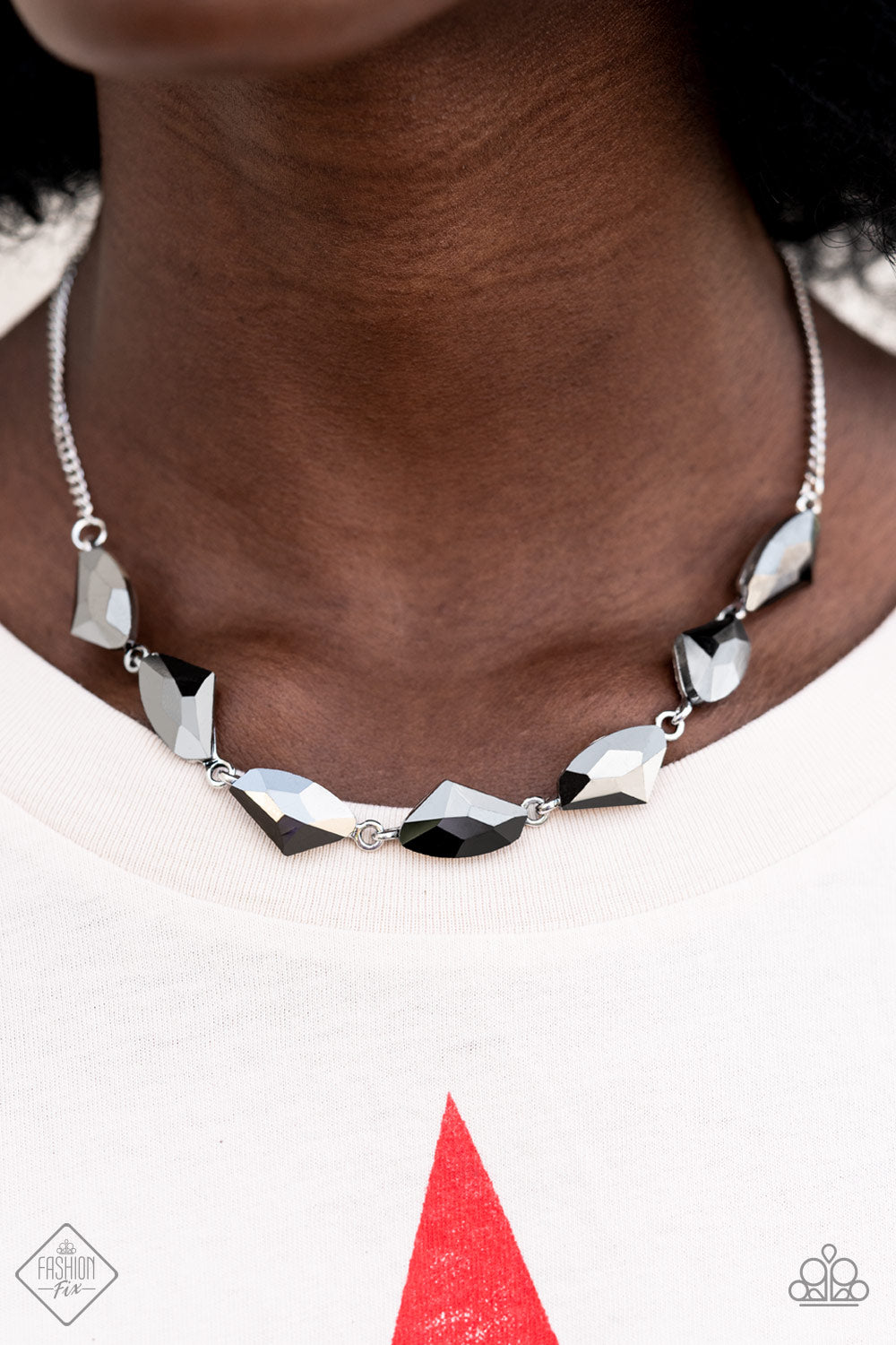 Raw Rapture - silver - Paparazzi necklace