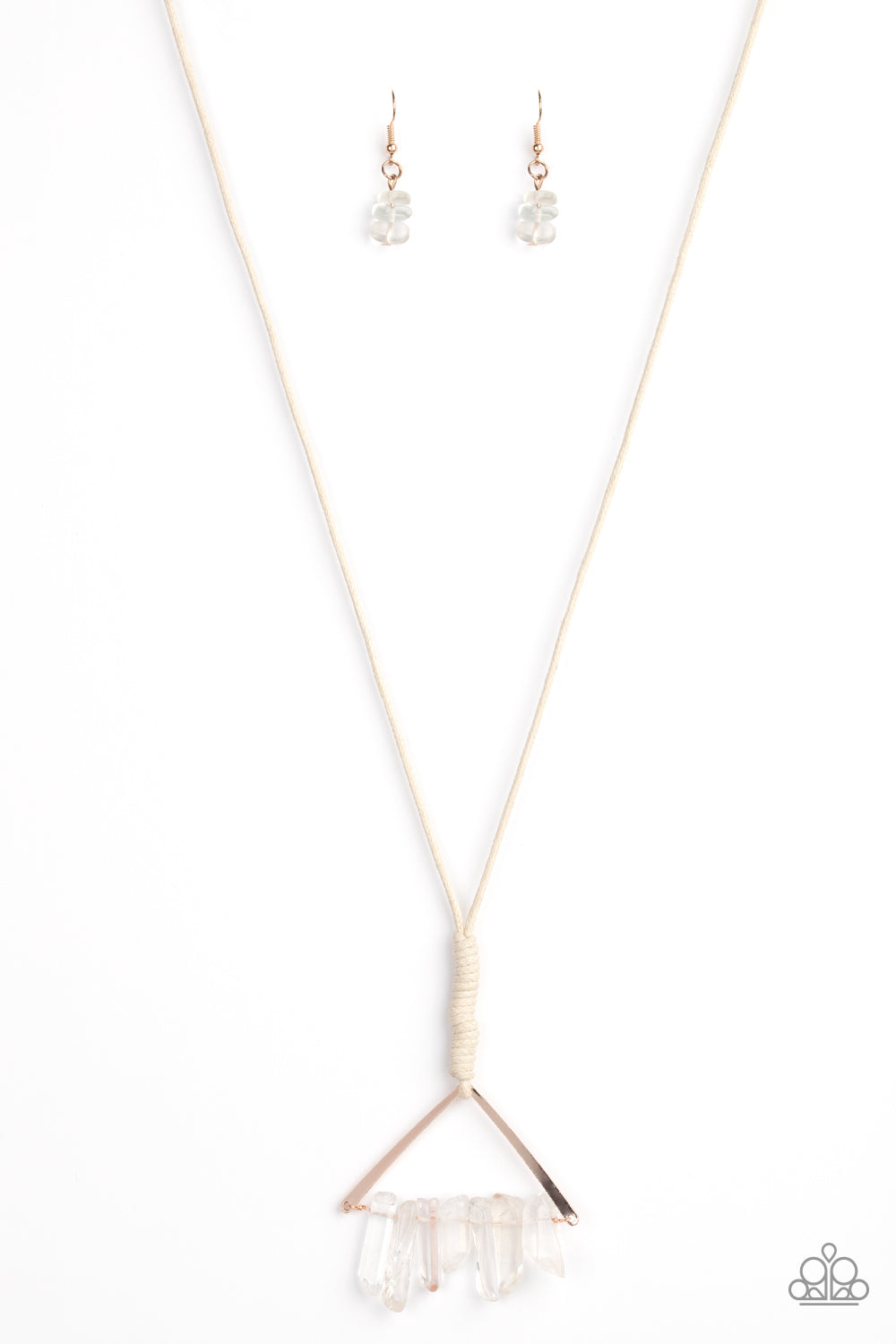 Raw Talent - rose gold - Paparazzi necklace