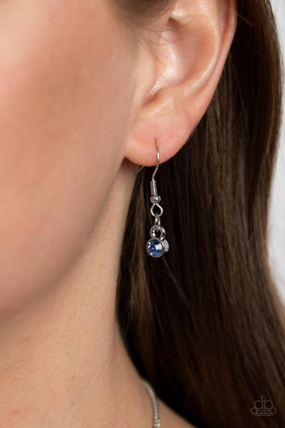 Razor Sharp Refinement - blue - Paparazzi necklace