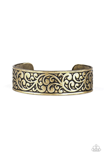 Read the VINE Print - brass - Paparazzi bracelet