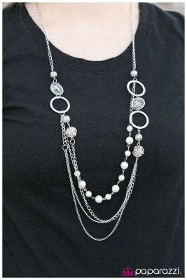 Ready for Romance - White - Paparazzi necklace