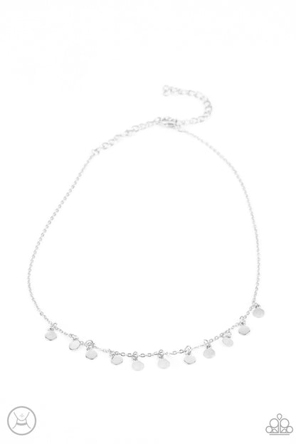 Ready, Set, DISCO! - silver - Paparazzi necklace