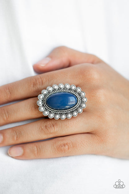 Ready to POP-blue-Paparazzi ring