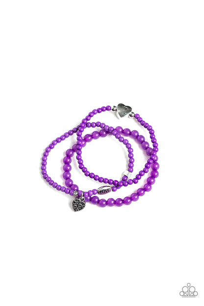 Really Romantic - purple - Paparazzi bracelet