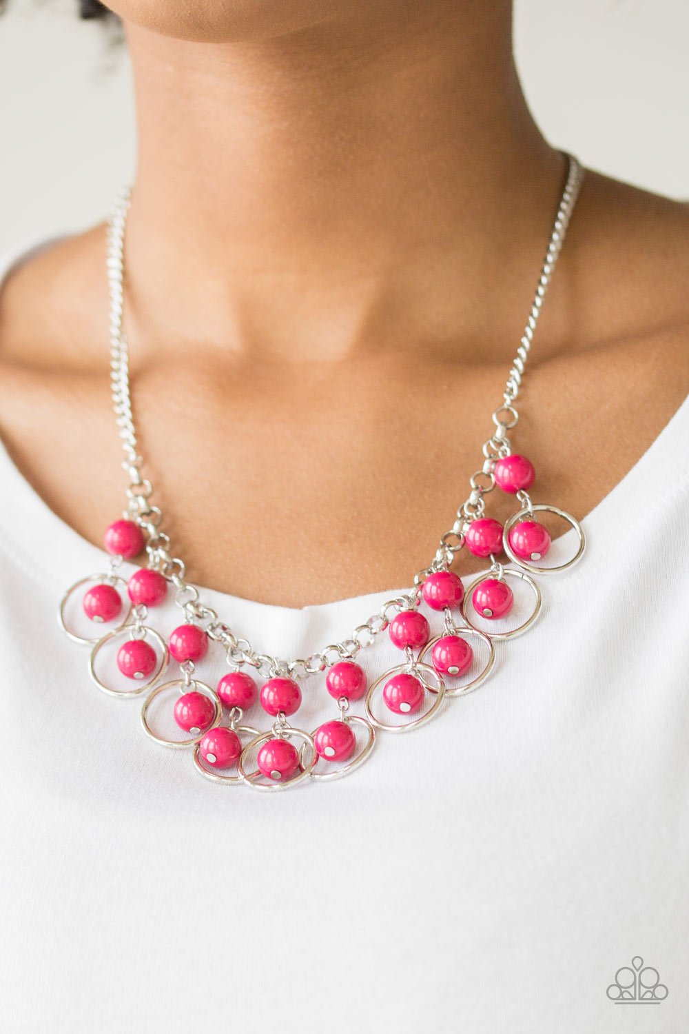 Really Rococo - pink - Paparazzi necklace