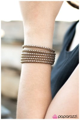 Rebel with a Cause - brown - Paparazzi bracelet