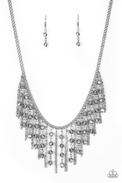 Rebel Remix - silver - Paparazzi necklace