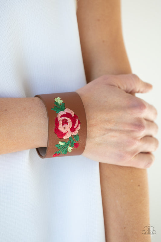 Rebel Rose - brown - Paparazzi bracelet