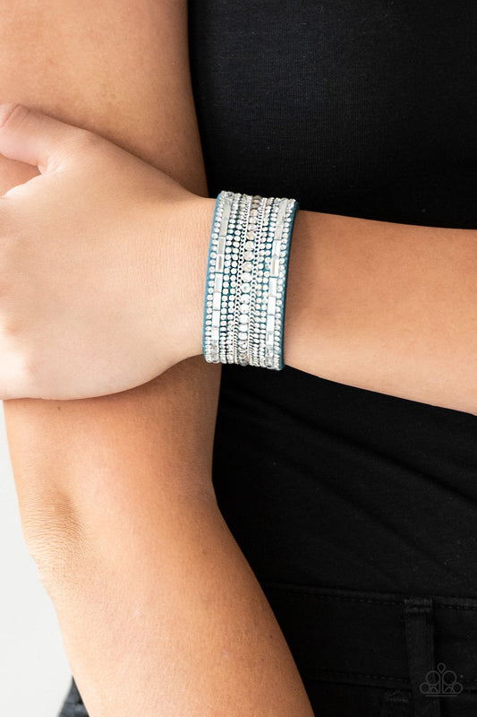 Rebel Radiance - blue - Paparazzi bracelet