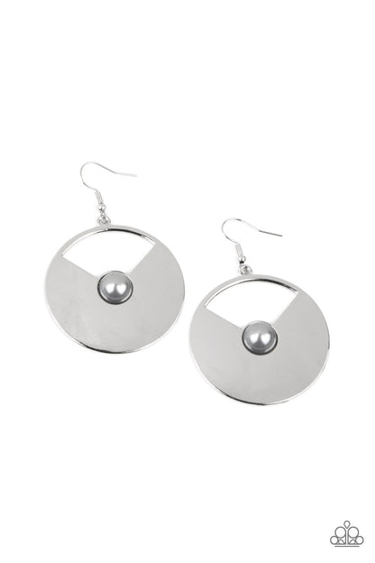 Record-Breaking Brilliance - silver - Paparazzi earrings
