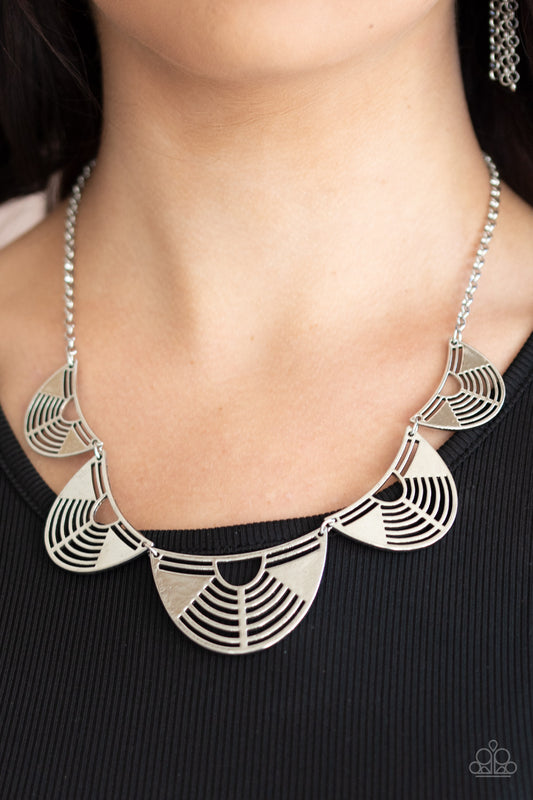 Record Breaking Radiance - silver - Paparazzi necklace