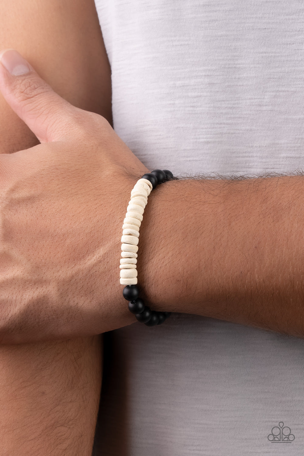 Recreational Remedy - white - Paparazzi MENS bracelet
