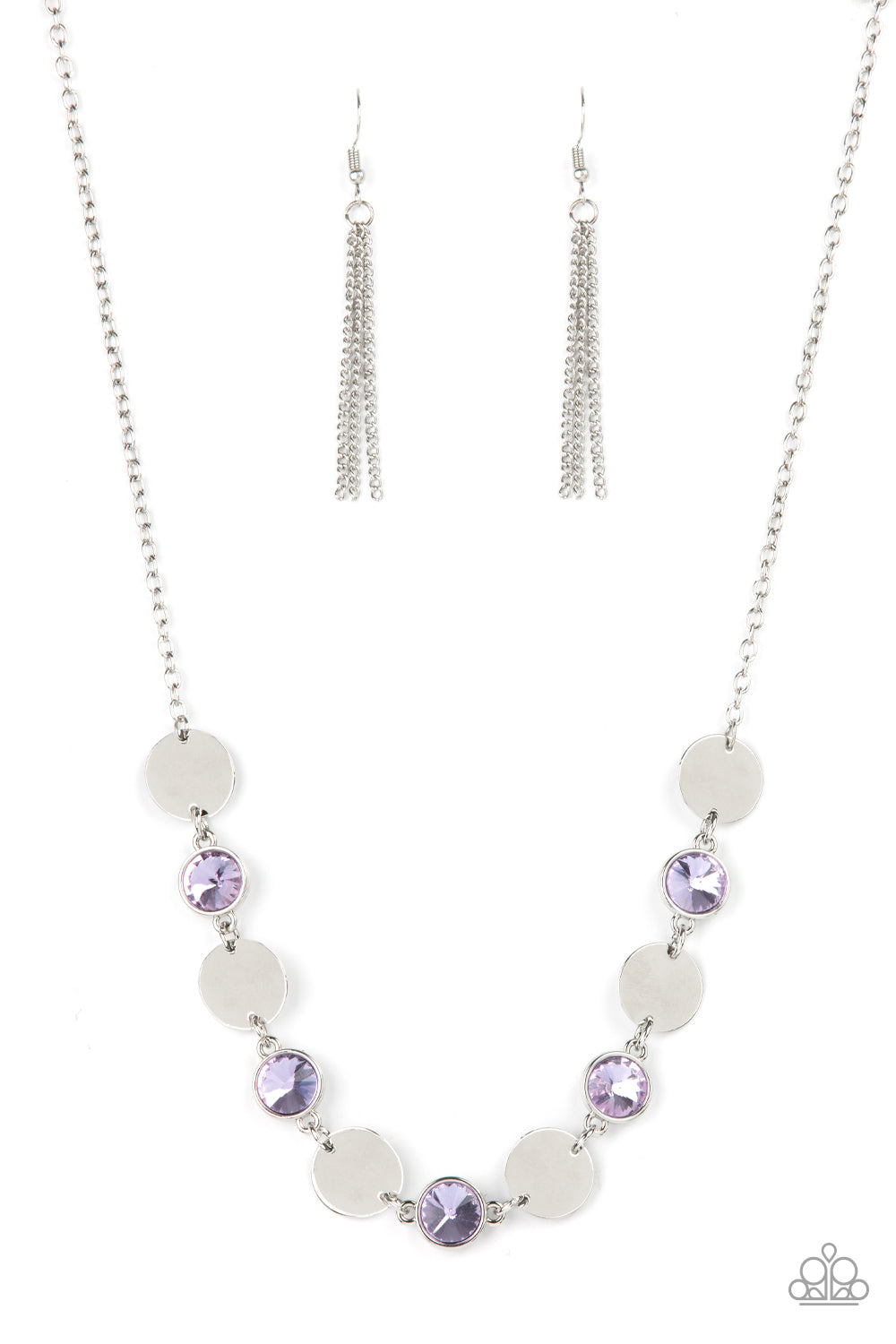 Refined Reflections - purple - Paparazzi necklace