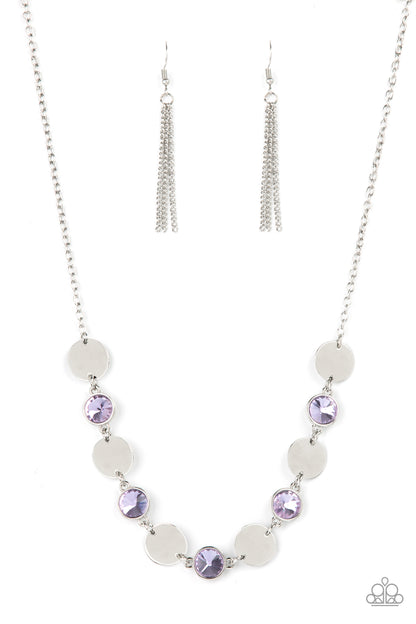Refined Reflections - purple - Paparazzi necklace